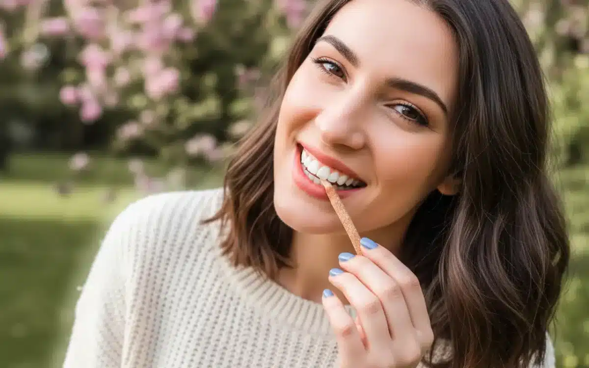 Forget toothpaste: why everyone is talking about this natural tooth-whitening stick