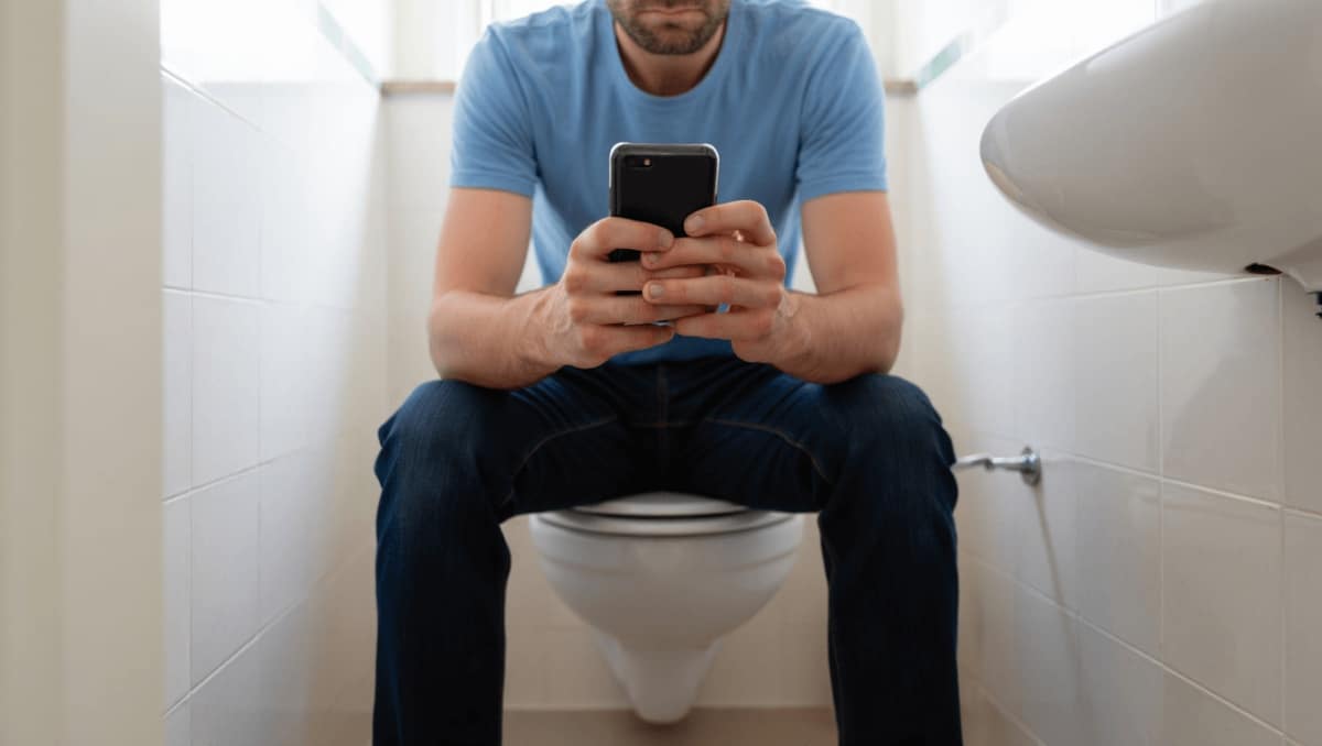 Scrolling on Your Phone While on the Toilet Raises Your Risk of Hemorrhoids