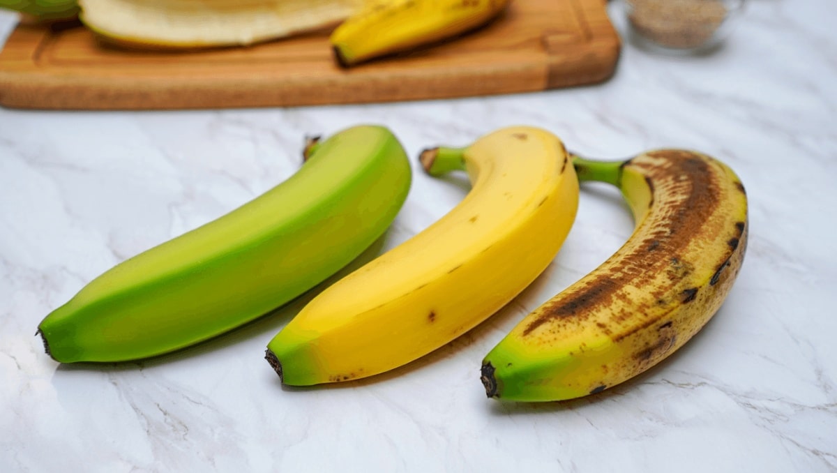 Quelle banane est la plus saine : verte, jaune ou brune ?