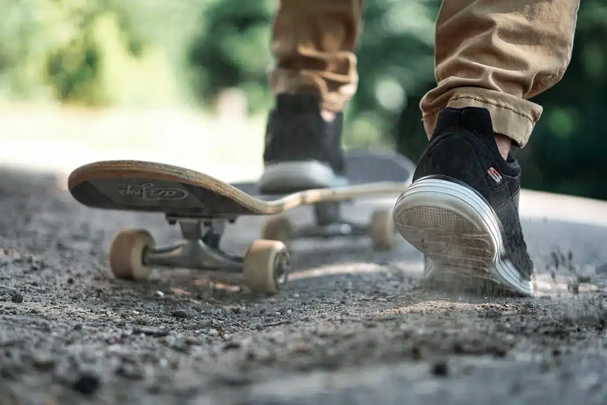 Close-up of a wrist wearable tracking steps during daily walking